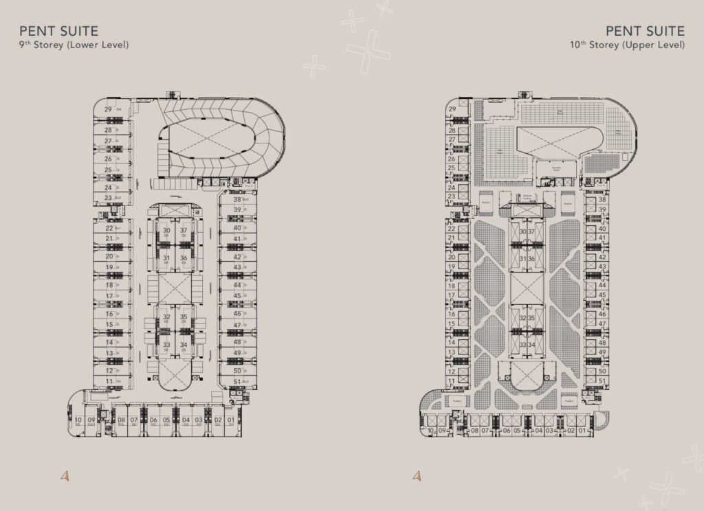 Gate+ Pent Suite Floor Plan